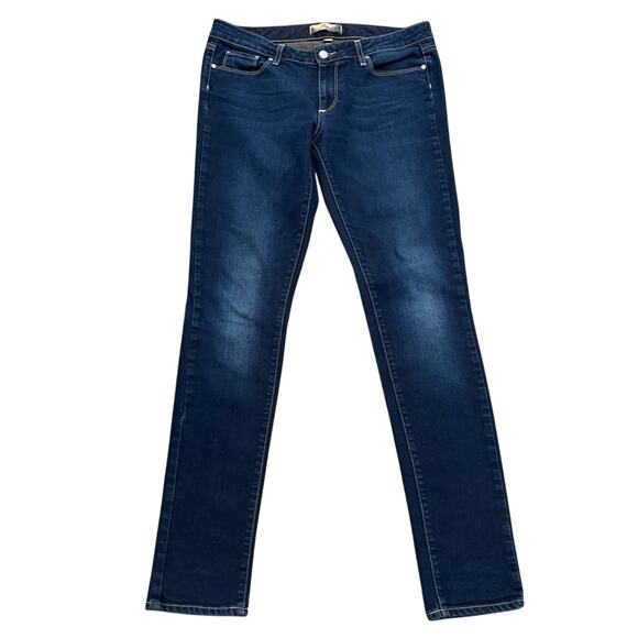 Paige Peg Skinny Dark Wash Low Rise Jeans Women’s Size 30 - Picture 1 of 6
